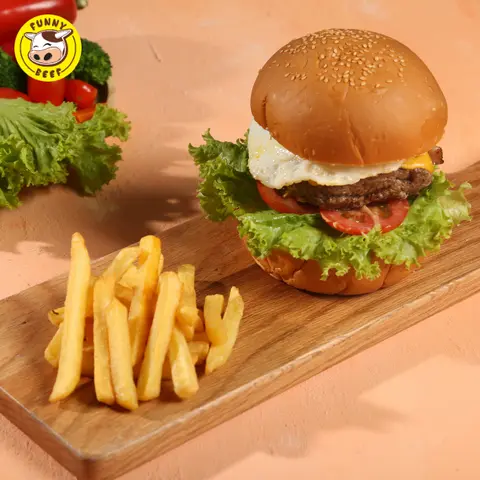 Hình ảnh Burger bò