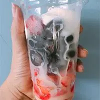 Hình ảnh Ly mix 2 loại - dâu tây - kiwi dầm yogurt