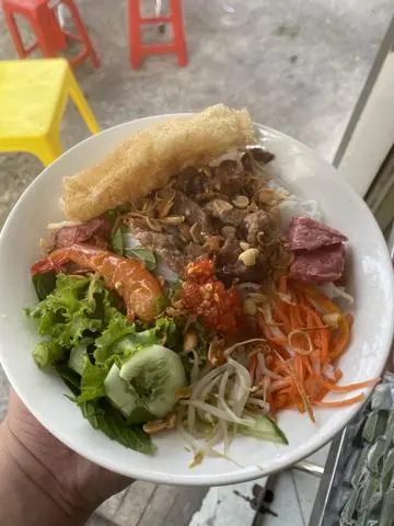 Hình ảnh bún khô thịt nướng bình định