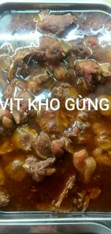 Hình ảnh cơm vịt kho gừng