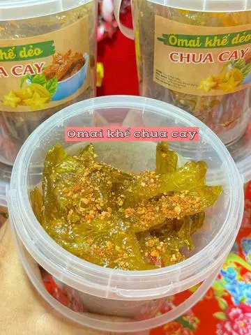 Hình ảnh Ômai Khế Dẻo Chua Cay 500g 