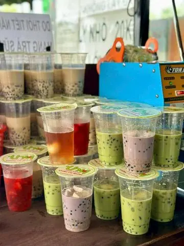 Hình ảnh trà sữa thái đỏ