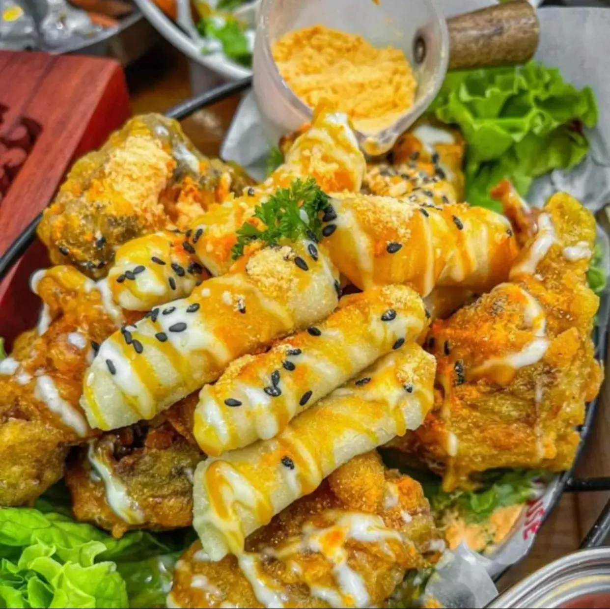 Hình ảnh Gà rán Lắc Phô Mai