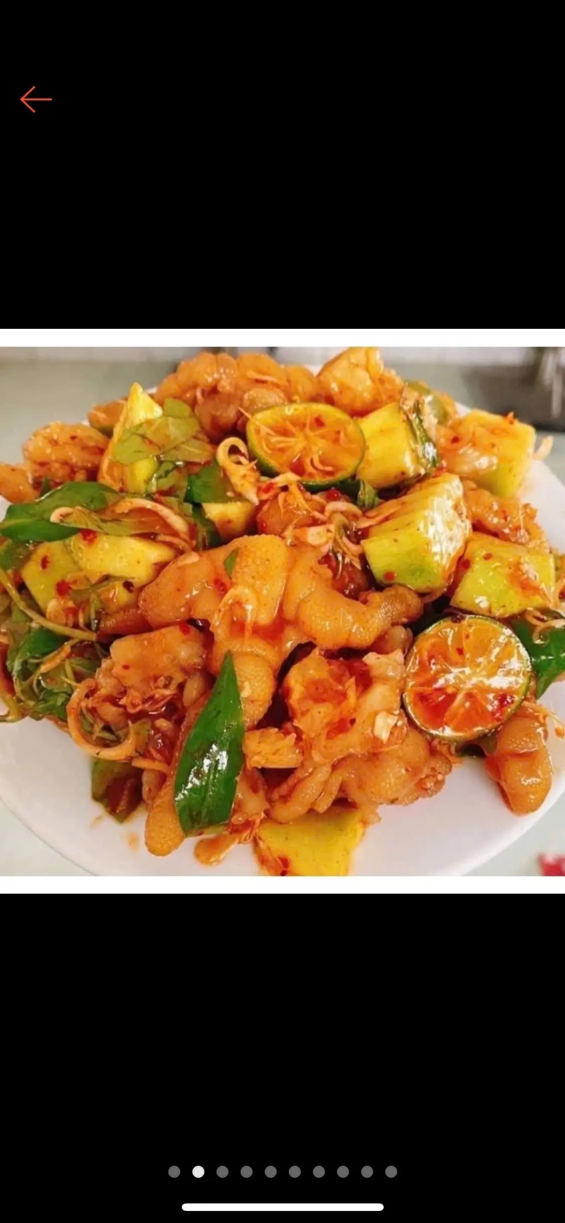 Hình ảnh Chân gà sốt Thái(nhỏ)