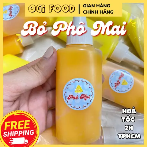 Hình ảnh Chai Bơ Phô Mai Béo Ngậy 100g - Ăn Vặt OGI FOOD