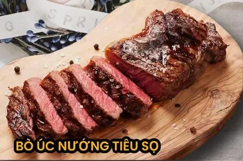 Hình ảnh Bò Úc nướng tiêu