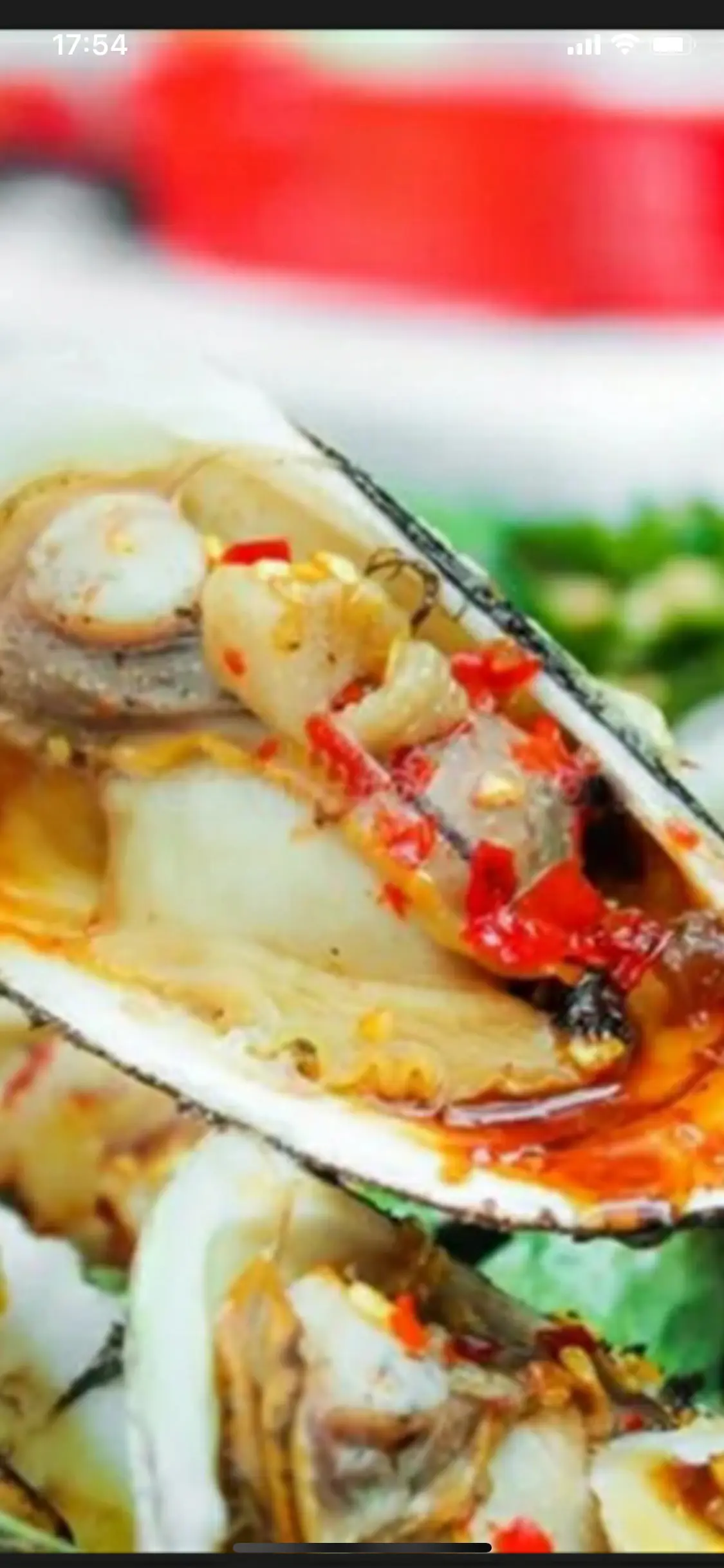 Hình ảnh sò dẹo nướng mắm ớt 