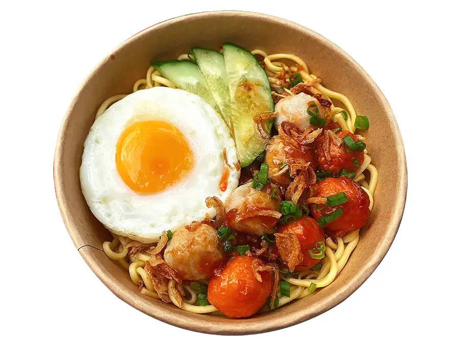 Hình ảnh Mì Trộn Cá Tôm Bò Viên