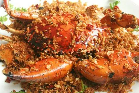 Hình ảnh Cua Cháy Tỏi 