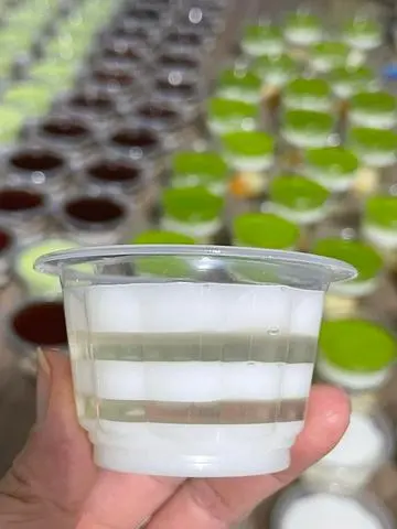 Hình ảnh rau câu sữa dừa(3hop)