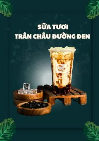 Hình ảnh Sữa Tươi Trân Châu Đường Đen