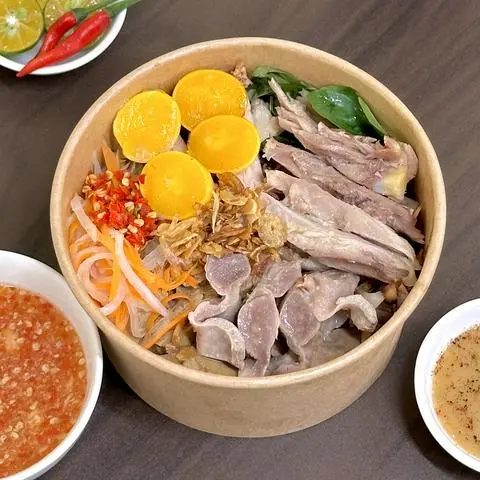Hình ảnh Bánh ướt lòng gà đặc biệt
