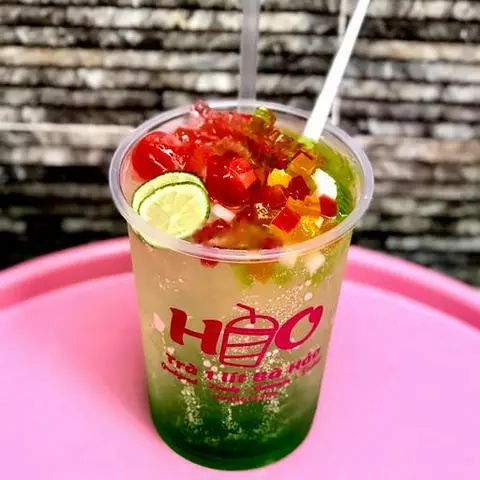 Hình ảnh Soda Đào thạch các loại ly 1 lít