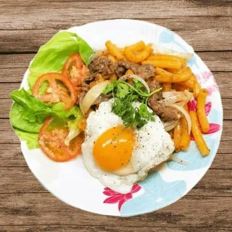 Hình ảnh Nui Xào Bò+Trứng opla