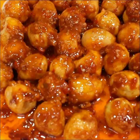 Hình ảnh Trứng Cút Sốt Hàn Quốc - Ăn Là Ghiền