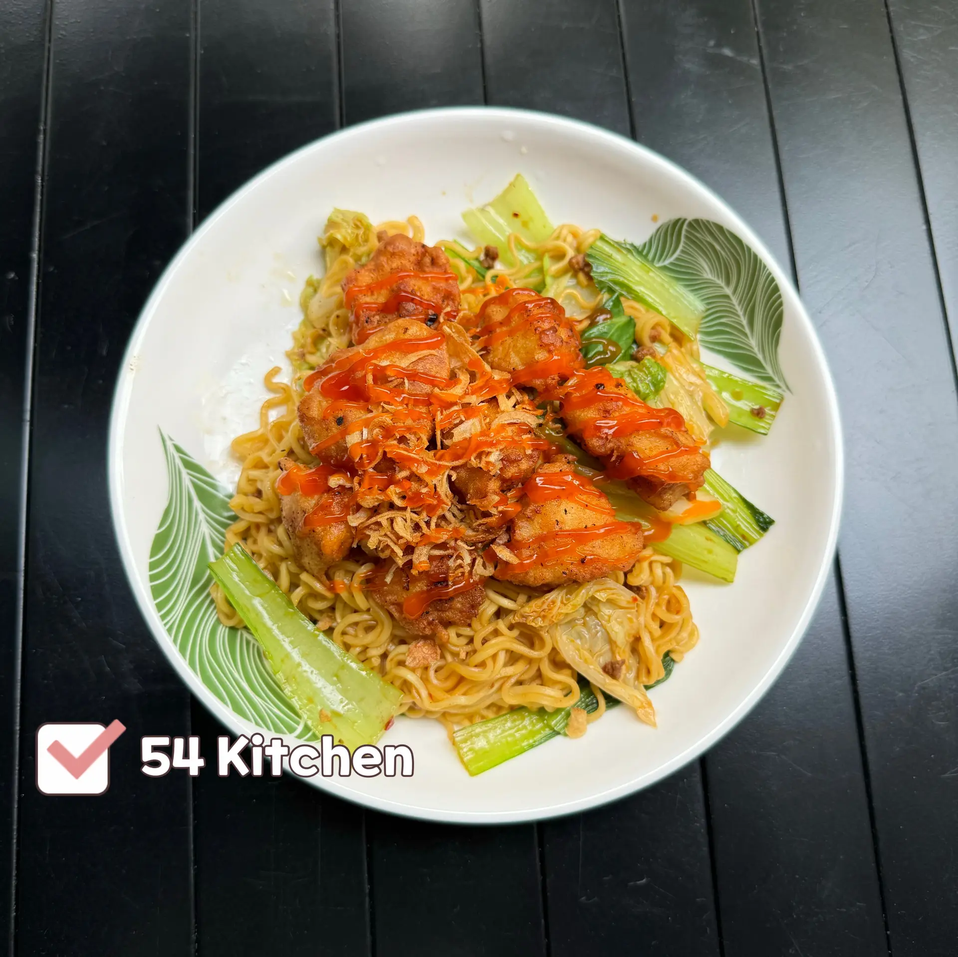 Hình ảnh Mì trộn Indomie gà viên chua ngọt