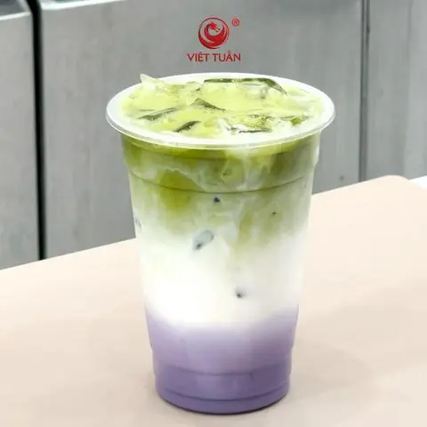 Hình ảnh Matcha latte khoai môn