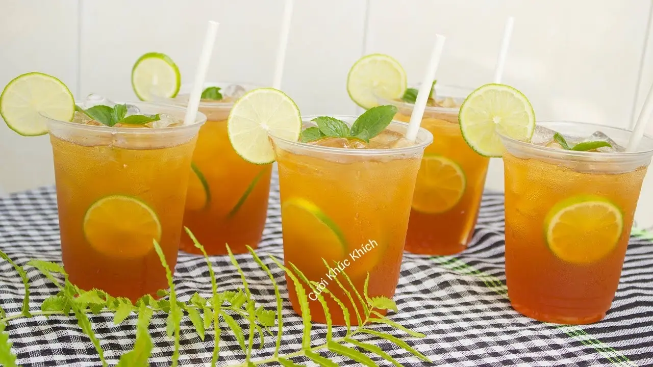 Hình ảnh trà chanh mật ong 
