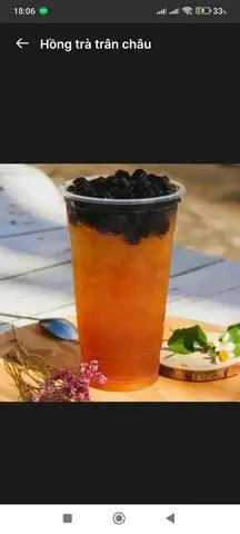 Hình ảnh Hồng trà trân châu