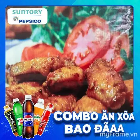Hình ảnh combo cánh gà chiên nước mắm + nước ngọt SPVB