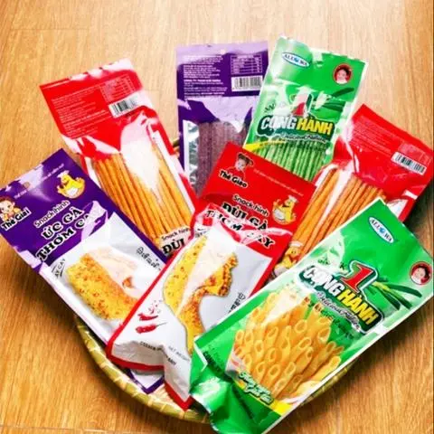 Hình ảnh Sét 3 Gói Mix Ứt Gà,Đùi Gà, Cong Hành Thơm Giòn 