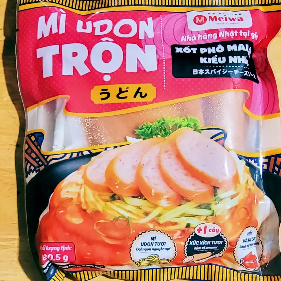 Hình ảnh mì trộn udon 