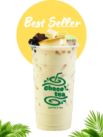 Hình ảnh TRÀ SỮA OLONG TỨ QUÝ FULL TOPPING - SIZE L