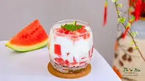 Hình ảnh Sữa Chua Lắc Dưa Hấu