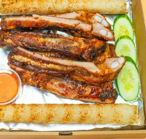 Hình ảnh Sườn nướng BBQ +2 cơm lam
