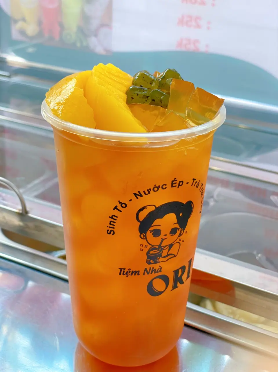 Hình ảnh Trà đào - Ly khổng lồ 700ml