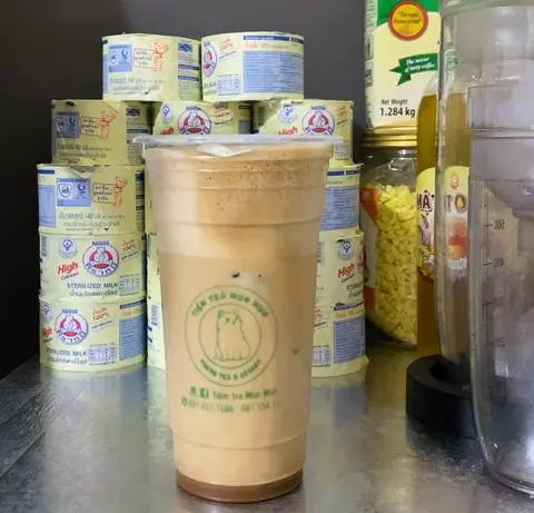 Hình ảnh Cà Phê Sữa Gấu Kem Muối 