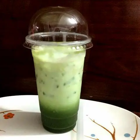 Hình ảnh Sữa tươi matcha không thạch - không trân châu