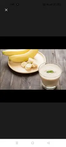 Hình ảnh Sinh tố chuối phô mai