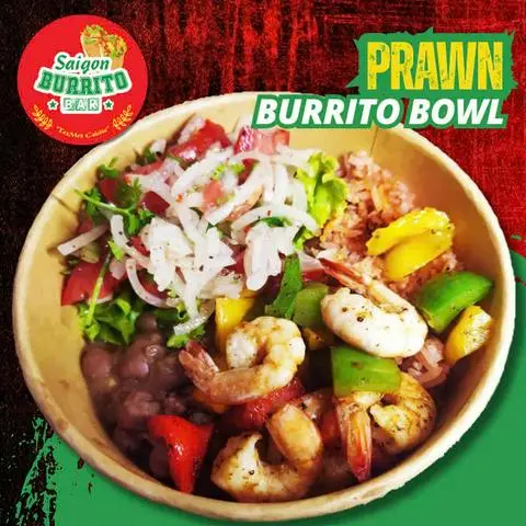 Hình ảnh Burrito Tô Tôm | Prawn Burrito Bowl