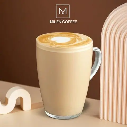 Hình ảnh Vanila/Hazelnut/Almond Latte  (Cà phê Latte hương Vani, Hạt Phỉ, Hạnh Nhân )