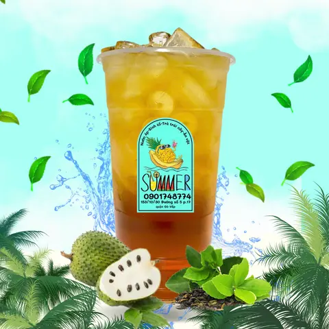 Hình ảnh Trà  Mẵng Cầu (Hương) Ly 700ml
