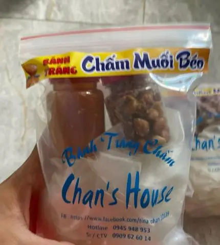 Hình ảnh Bánh Tráng Chấm Muối Béo 
