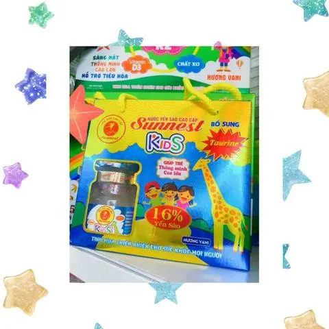 Hình ảnh Hộp 6 Hũ Yến Sào SUNNEST (Hương Vani) 20% Yến Cao Cấp Chuyên Dùng Cho Bé Giúp Khoẻ Mạnh, Cao Lớn