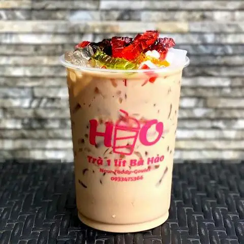 Hình ảnh Trà sữa Bac hà Trân châu đen ly 1 lít