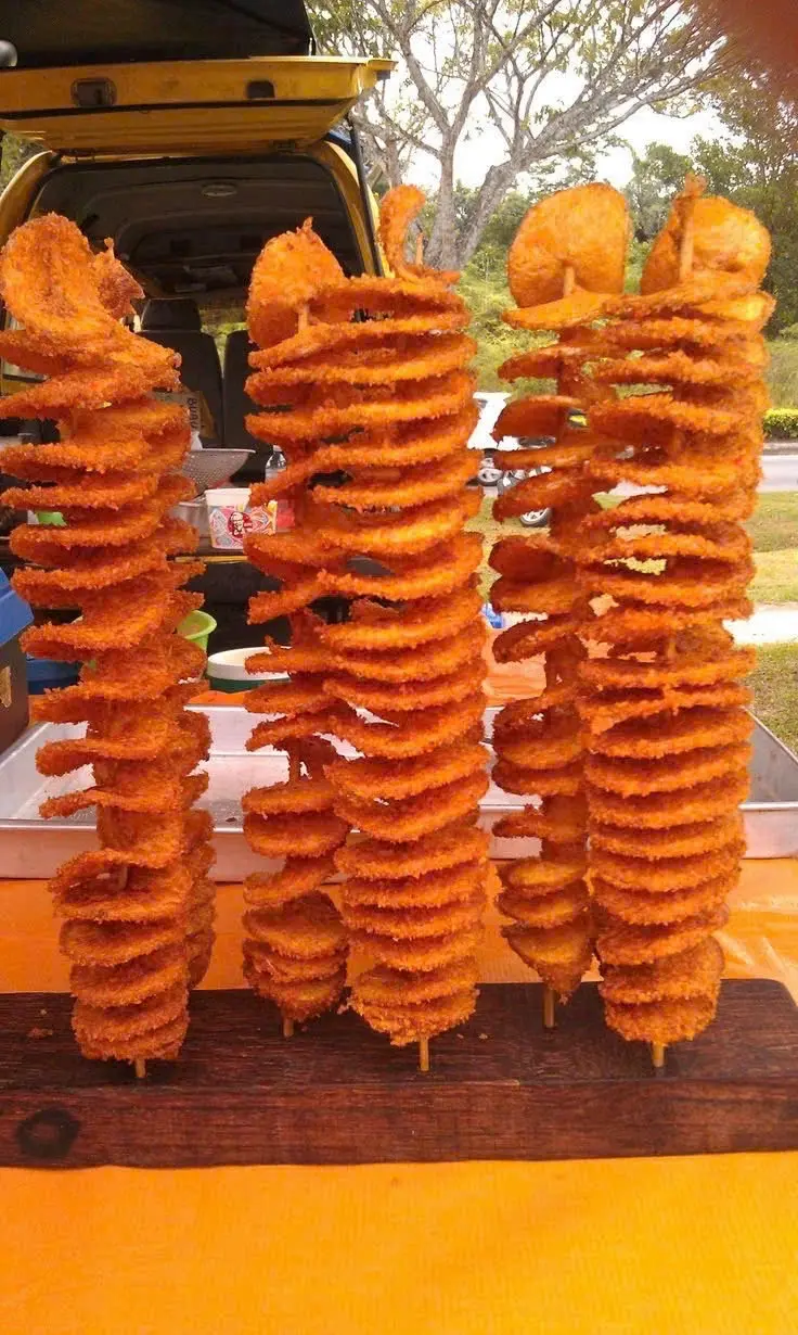 Hình ảnh khoai tây lốc xoáy