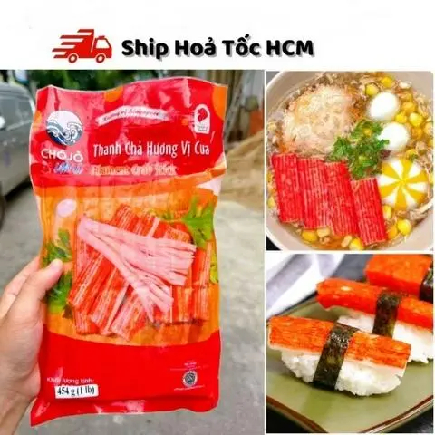 Hình ảnh Thanh Cua 454g (16 Cây Dài 18cm) Thanh Cua ChoJo Singapore Thơm Ngon