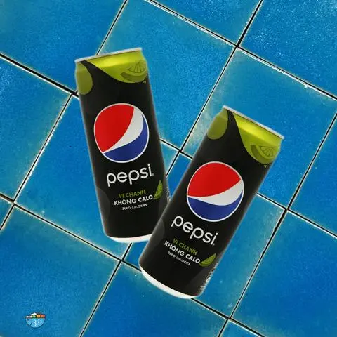 Hình ảnh Pepsi lemon zero calories - Pepsi vị chanh không calo