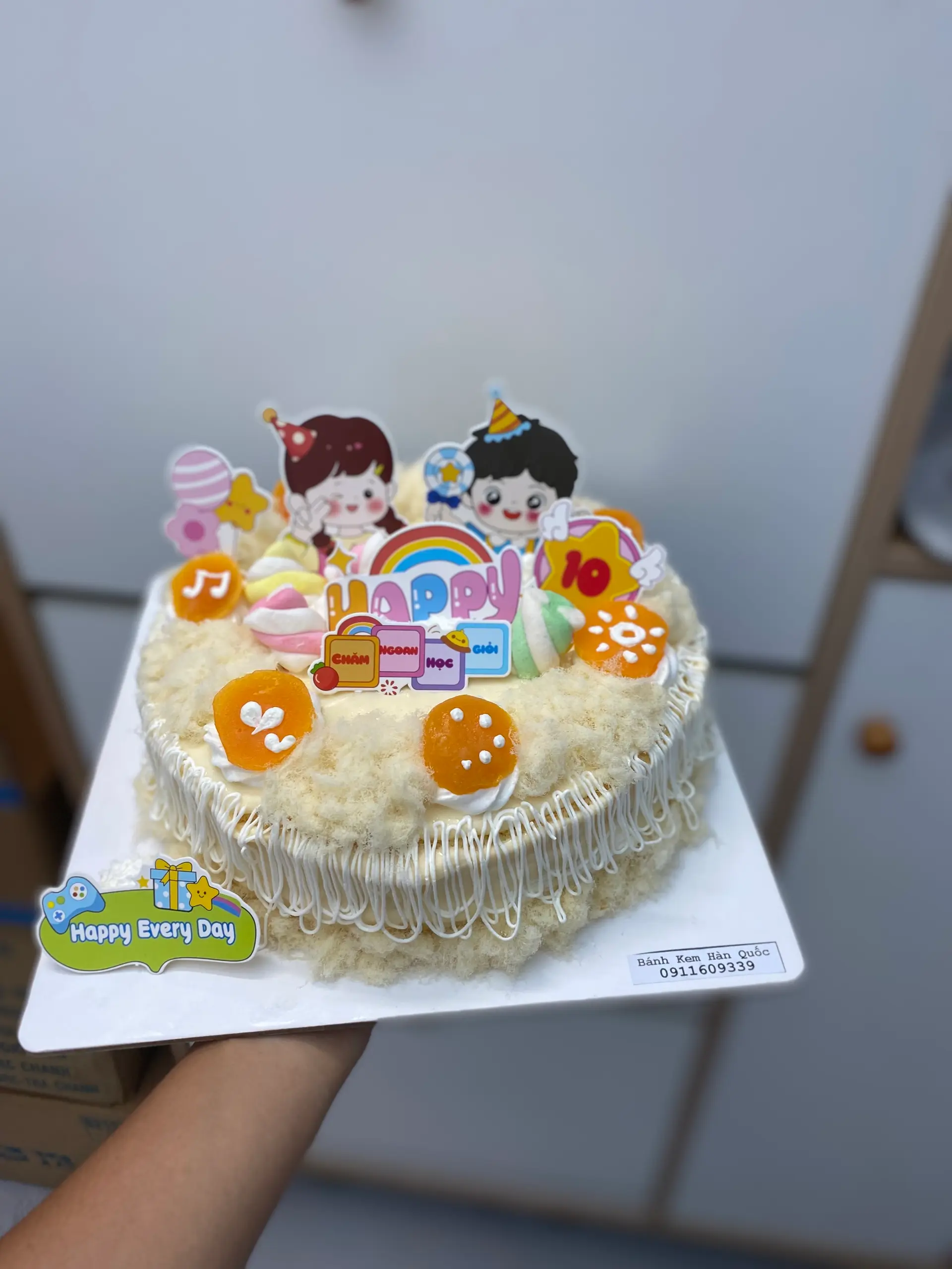 Hình ảnh bông lan trứng muối 18cm 249k