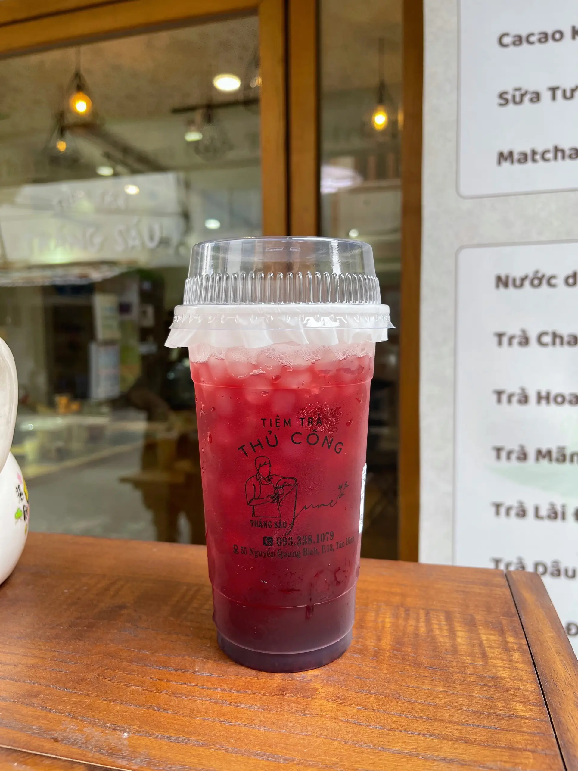 Hình ảnh Trà dâu tằm trân châu 700ml