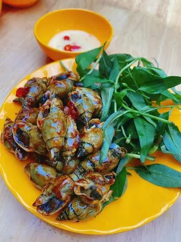 Hình ảnh ốc cà na rang mắm