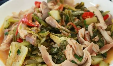 Hình ảnh Bao tử xào cải chua (chưa bao gồm cơm)