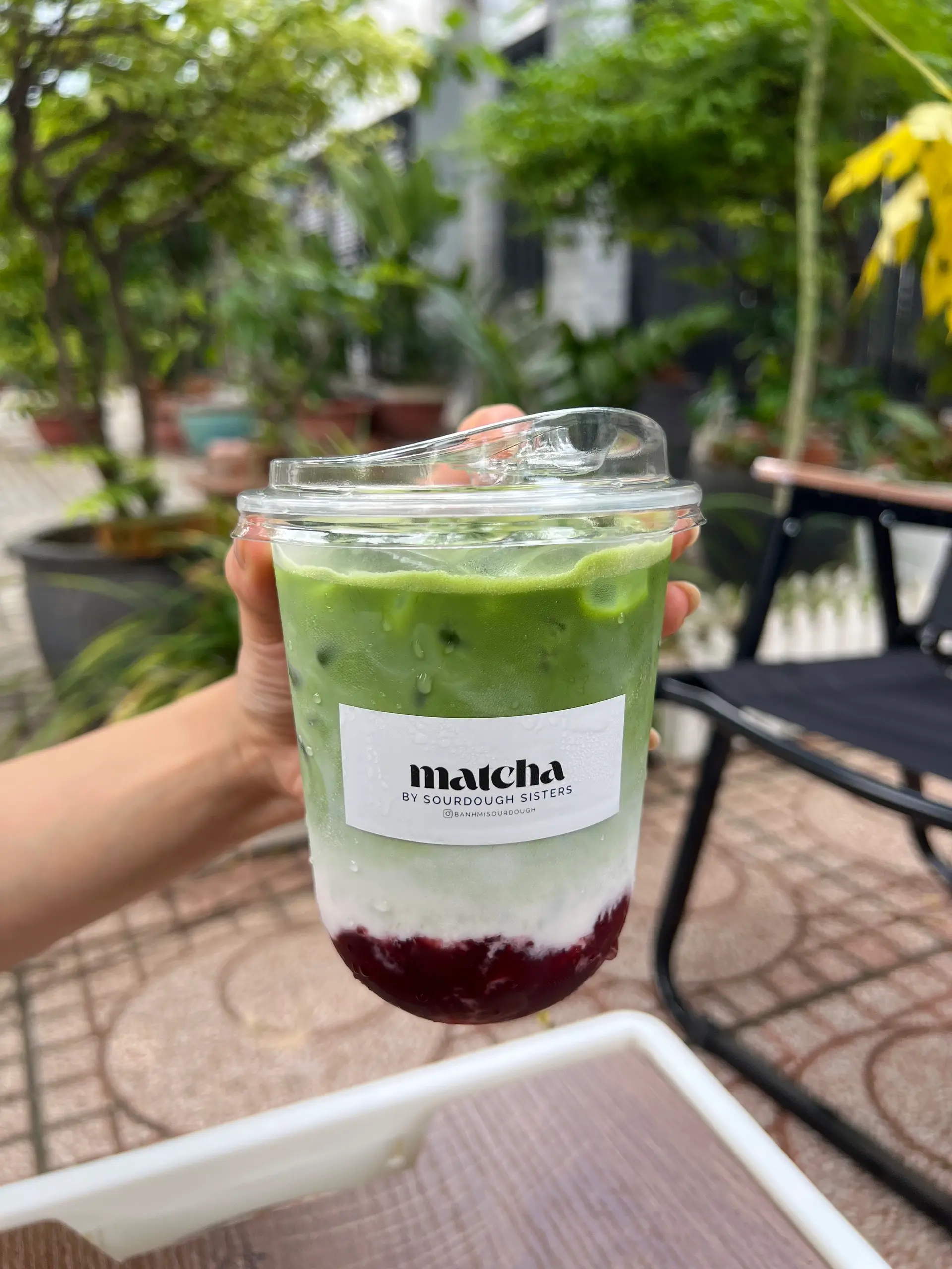Hình ảnh Strawberry matcha latte