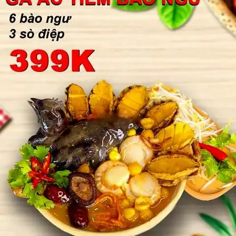 Hình ảnh Gà ác tiềm bào ngư 2 người