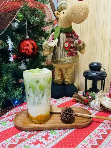 Hình ảnh Matcha latte xoài