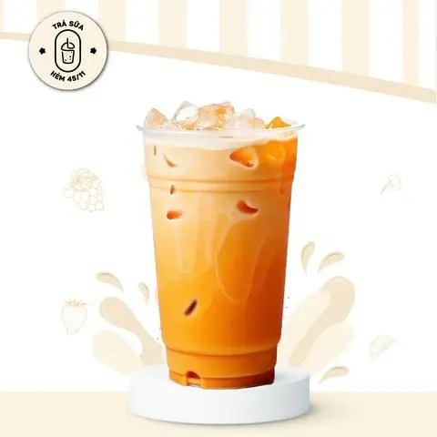 Hình ảnh Trà Sữa Thái Đỏ Nồng Cháy Như Tình Yêu Ông Bà Anh